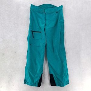 Vintage North Face Vertical GoreTex Teal Black Mens Snow Ski Pants Sz M-XL